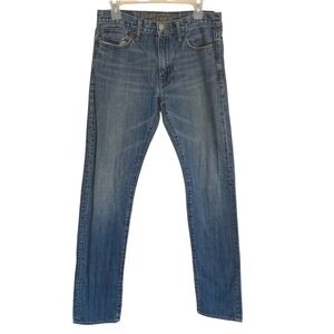 American Eagle Original Straight Jeans Mens 30x34 Blue Denim Pants AE Slim Fit